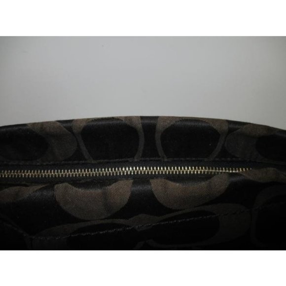 *Coach 1941 Chocolate Brown Canvas Logo Satchel